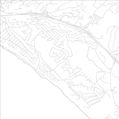 ROAD MAP OF RIO DEL MAR, CALIFORNIA BY MAPBAKES