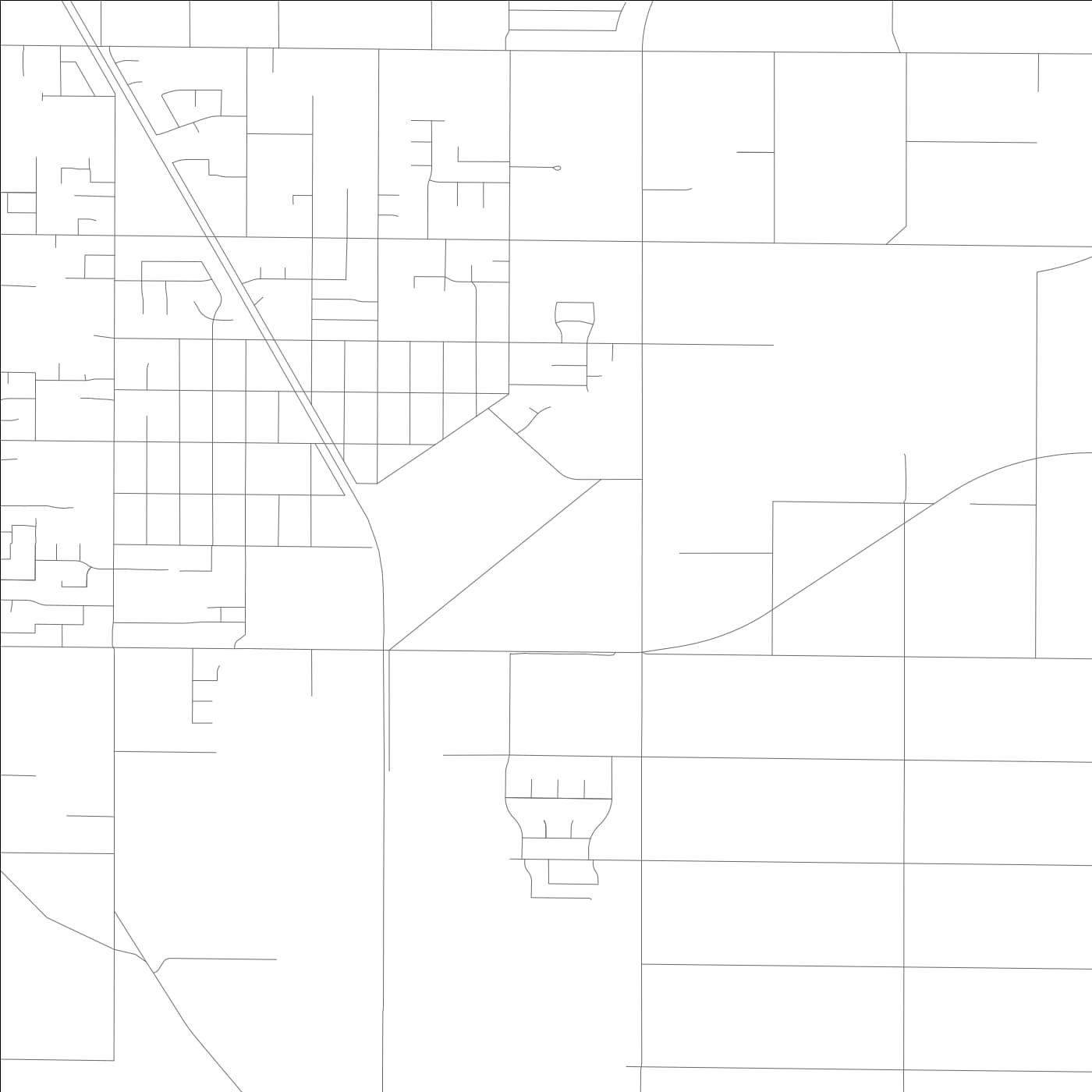 ROAD MAP OF RIO LINDA, CALIFORNIA BY MAPBAKES