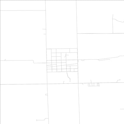 ROAD MAP OF SECOR, ILLINOIS BY MAPBAKES