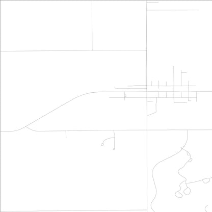 ROAD MAP OF SHABBONA, ILLINOIS BY MAPBAKES