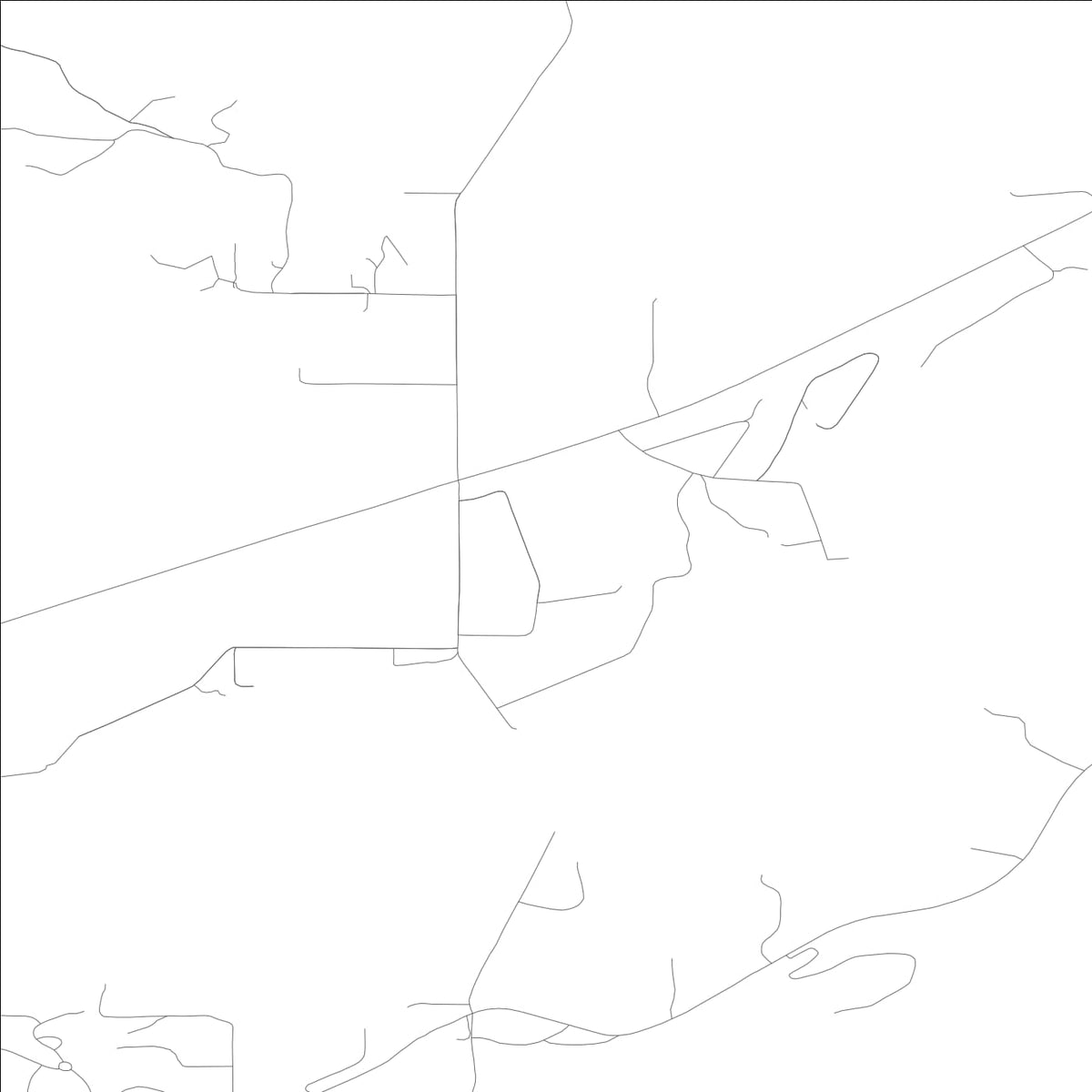 ROAD MAP OF LACLEDE, IDAHO BY MAPBAKES