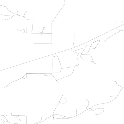 ROAD MAP OF LACLEDE, IDAHO BY MAPBAKES