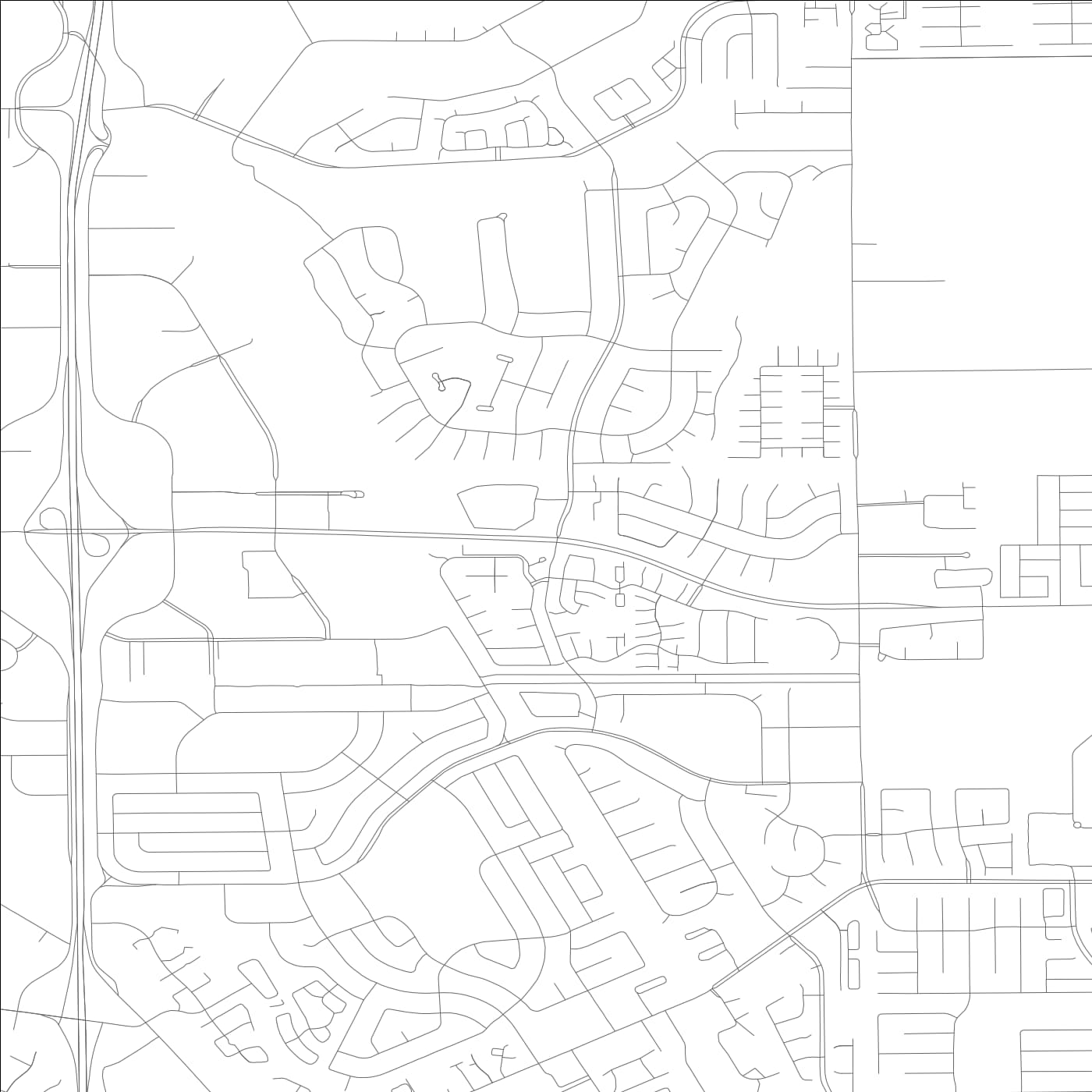 ROAD MAP OF ROHNERT PARK, CALIFORNIA BY MAPBAKES