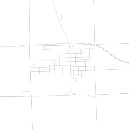 ROAD MAP OF SHELDON, ILLINOIS BY MAPBAKES