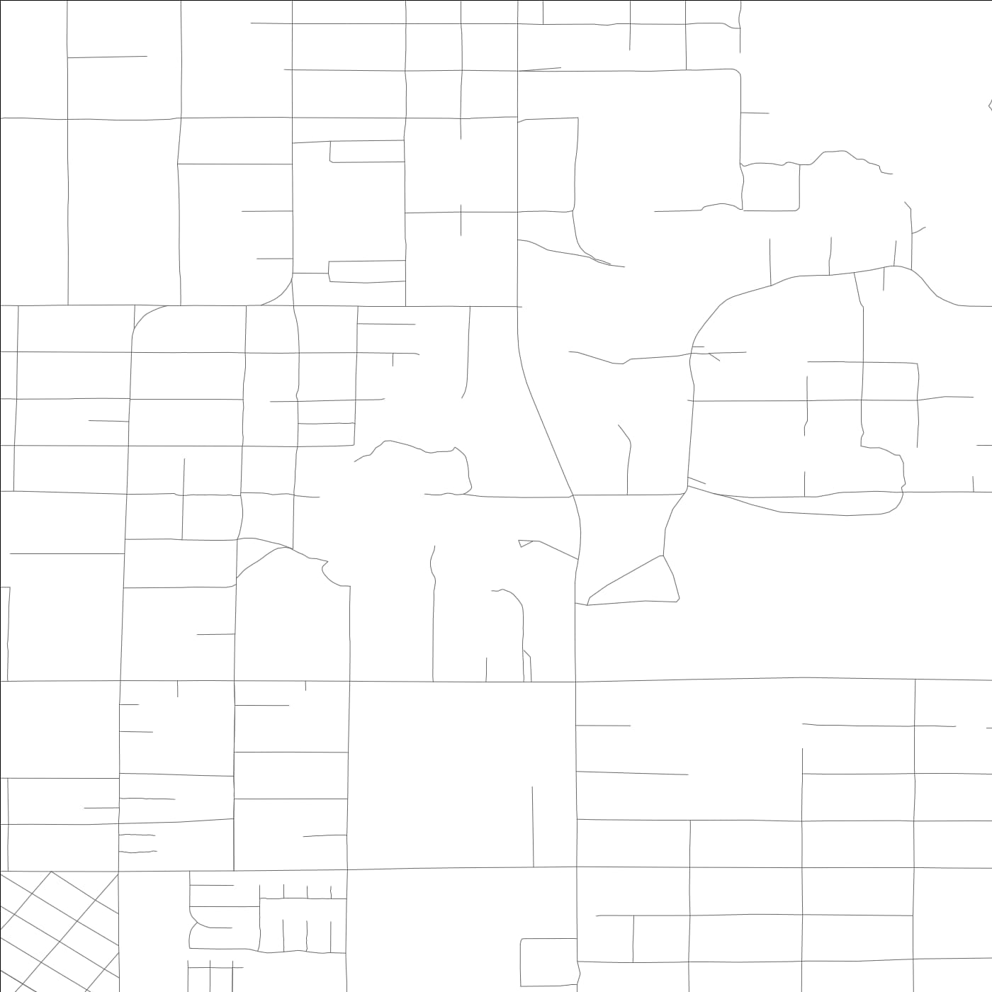 ROAD MAP OF ROMOLAND, CALIFORNIA BY MAPBAKES