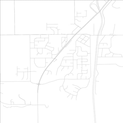 ROAD MAP OF SHERMAN, ILLINOIS BY MAPBAKES