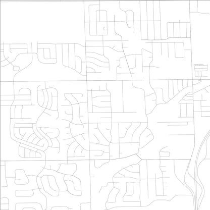 ROAD MAP OF SHOREWOOD, ILLINOIS BY MAPBAKES