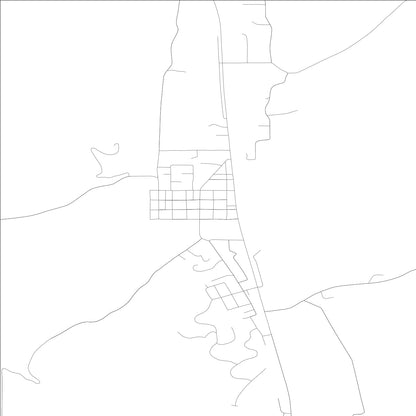 ROAD MAP OF LAPWAI, IDAHO BY MAPBAKES