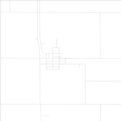 ROAD MAP OF SIBLEY, ILLINOIS BY MAPBAKES