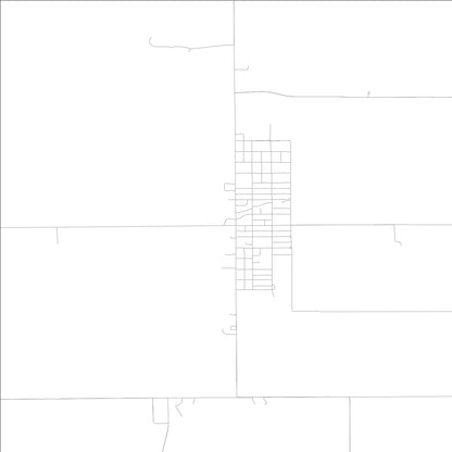 ROAD MAP OF SIDELL, ILLINOIS BY MAPBAKES