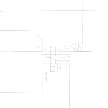ROAD MAP OF SIDNEY, ILLINOIS BY MAPBAKES