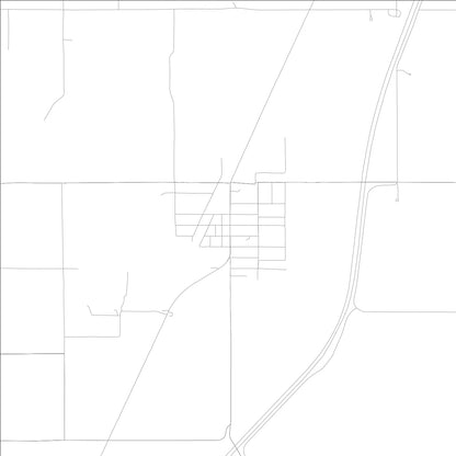 ROAD MAP OF SIGEL, ILLINOIS BY MAPBAKES