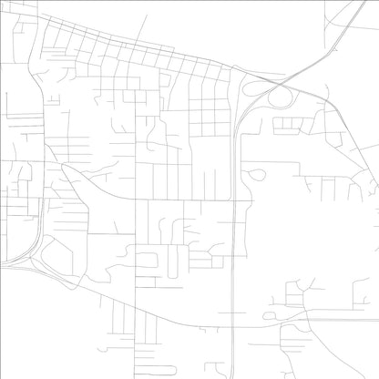 ROAD MAP OF SILVIS, ILLINOIS BY MAPBAKES