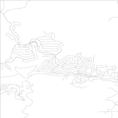 ROAD MAP OF RUNNING SPRINGS, CALIFORNIA BY MAPBAKES