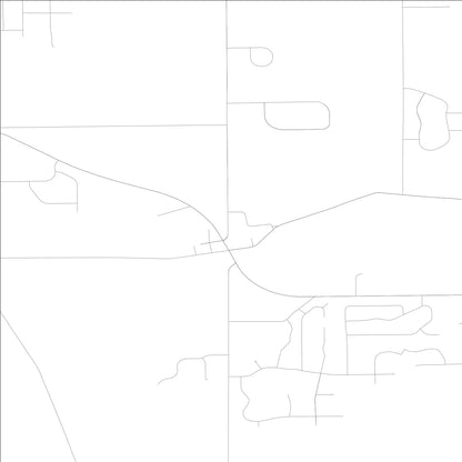 ROAD MAP OF SOLON MILLS, ILLINOIS BY MAPBAKES