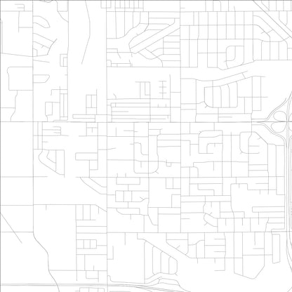 ROAD MAP OF SOUTH HOLLAND, ILLINOIS BY MAPBAKES