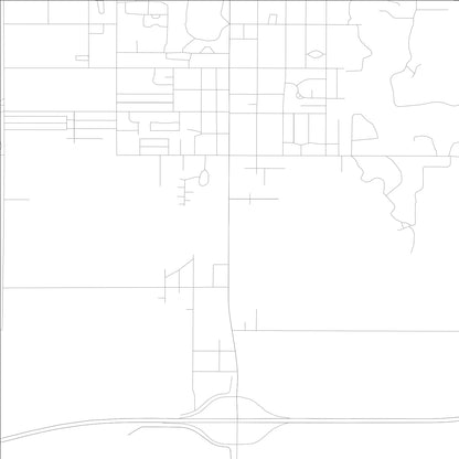 ROAD MAP OF SOUTH JACKSONVILLE, ILLINOIS BY MAPBAKES