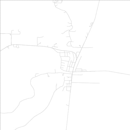 ROAD MAP OF SPARLAND, ILLINOIS BY MAPBAKES
