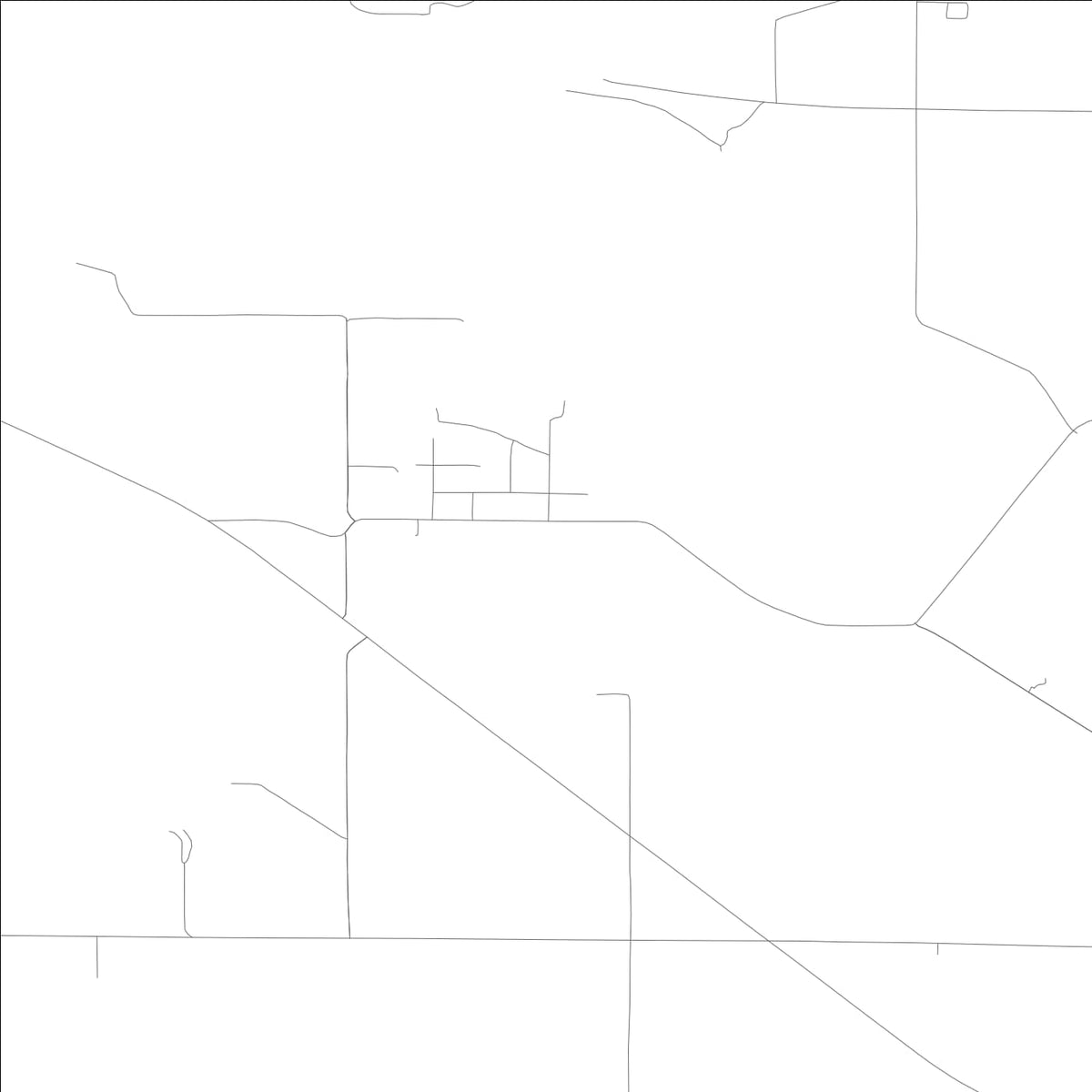 ROAD MAP OF LETHA, IDAHO BY MAPBAKES
