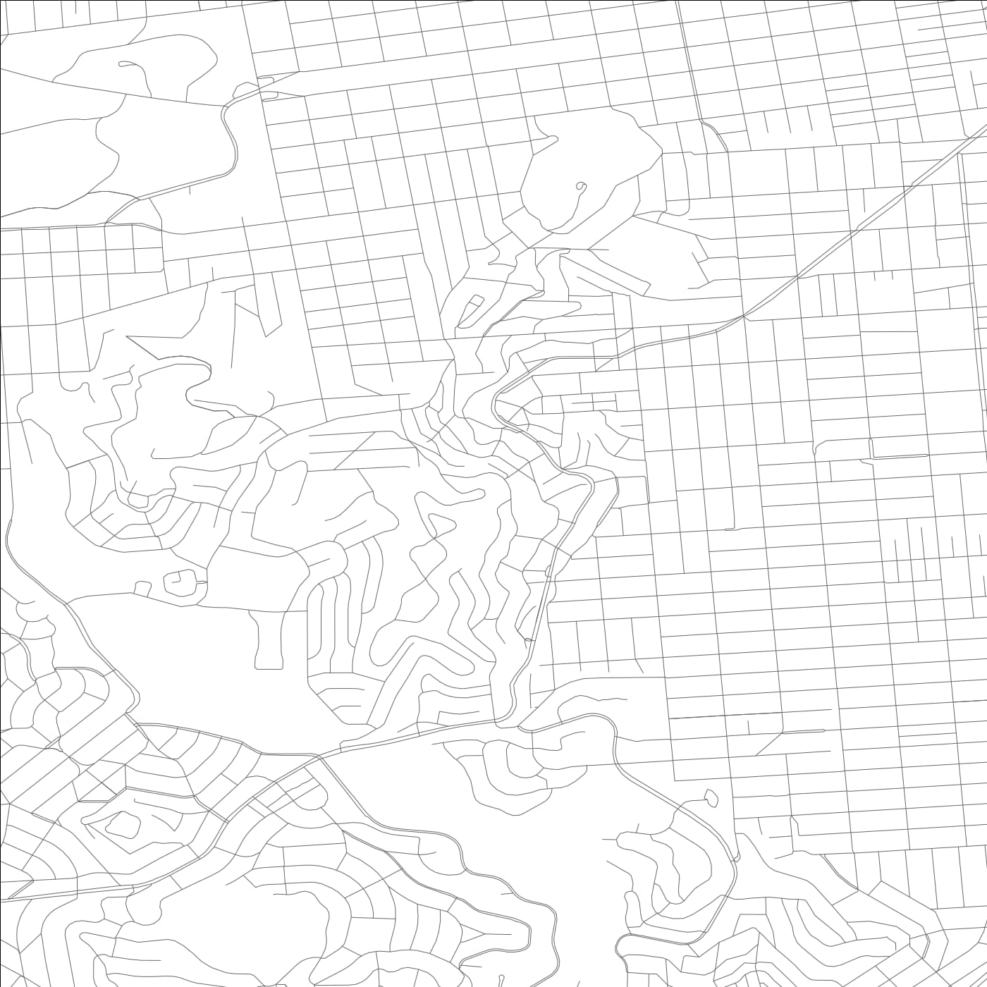 ROAD MAP OF SAN FRANCISCO, CALIFORNIA BY MAPBAKES