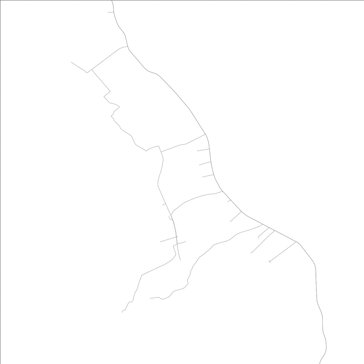 ROAD MAP OF PUNALUU, HAWAII BY MAPBAKES