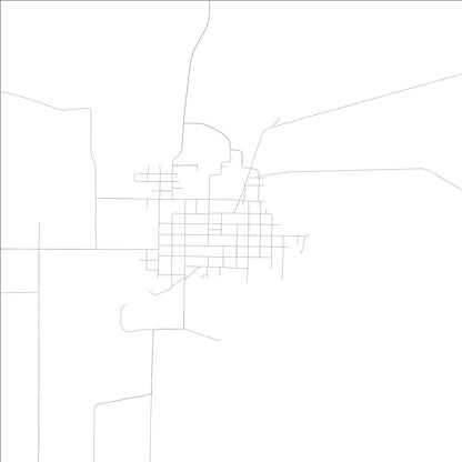ROAD MAP OF ST FRANCISVILLE, ILLINOIS BY MAPBAKES