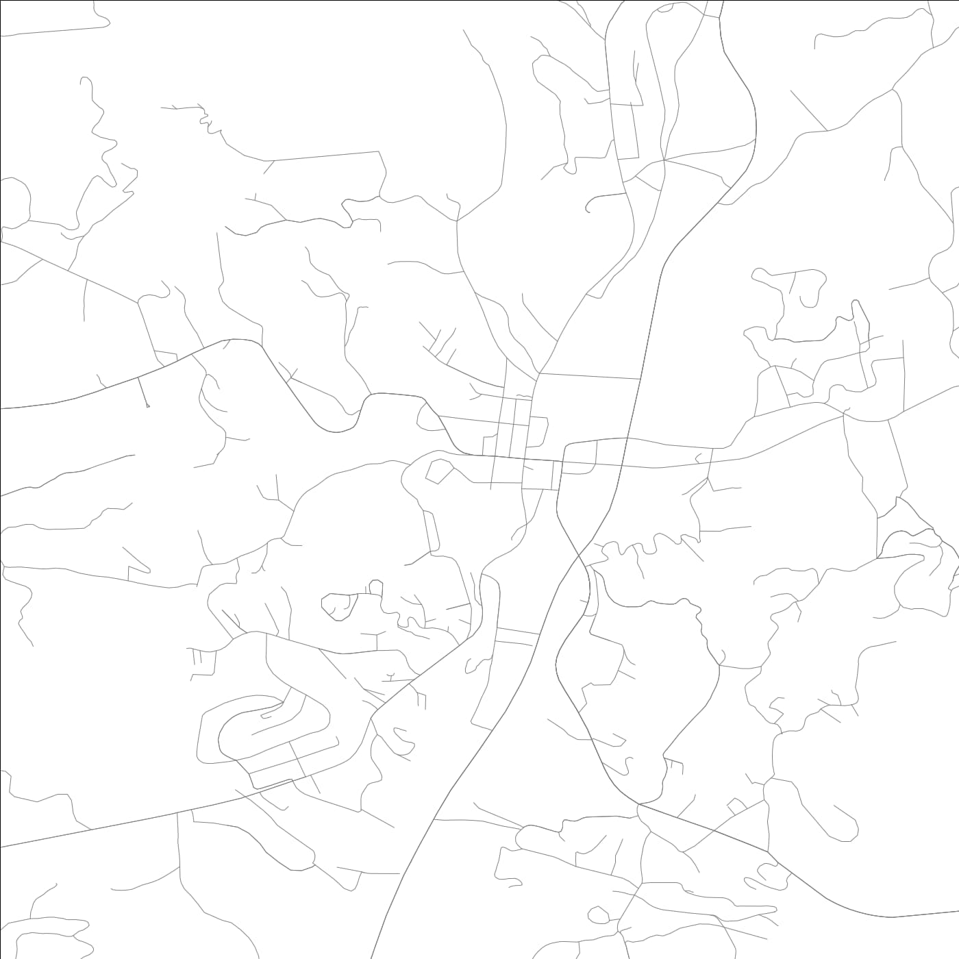 ROAD MAP OF CLAYTON, GEORGIA BY MAPBAKES