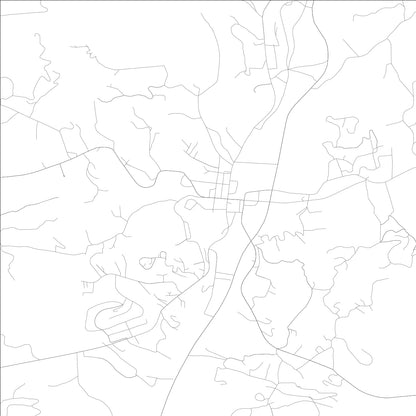 ROAD MAP OF CLAYTON, GEORGIA BY MAPBAKES