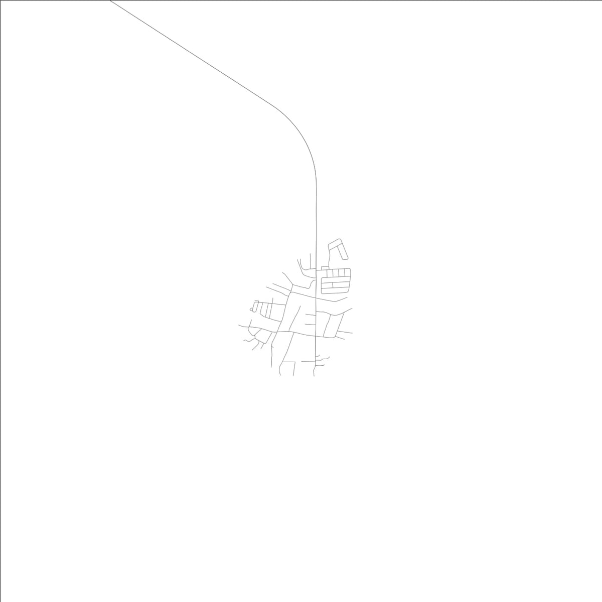 ROAD MAP OF CHOKOLOSKEE, FLORIDA BY MAPBAKES