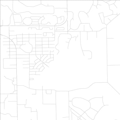 ROAD MAP OF CHULUOTA, FLORIDA BY MAPBAKES