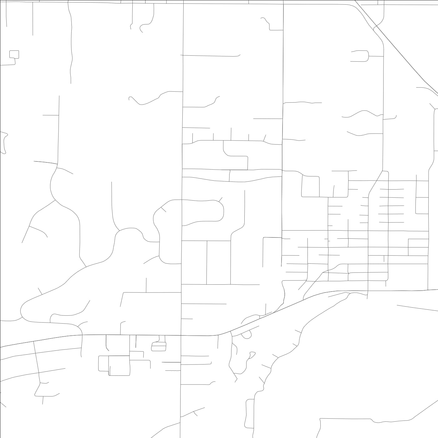 ROAD MAP OF SANTA YNEZ, CALIFORNIA BY MAPBAKES