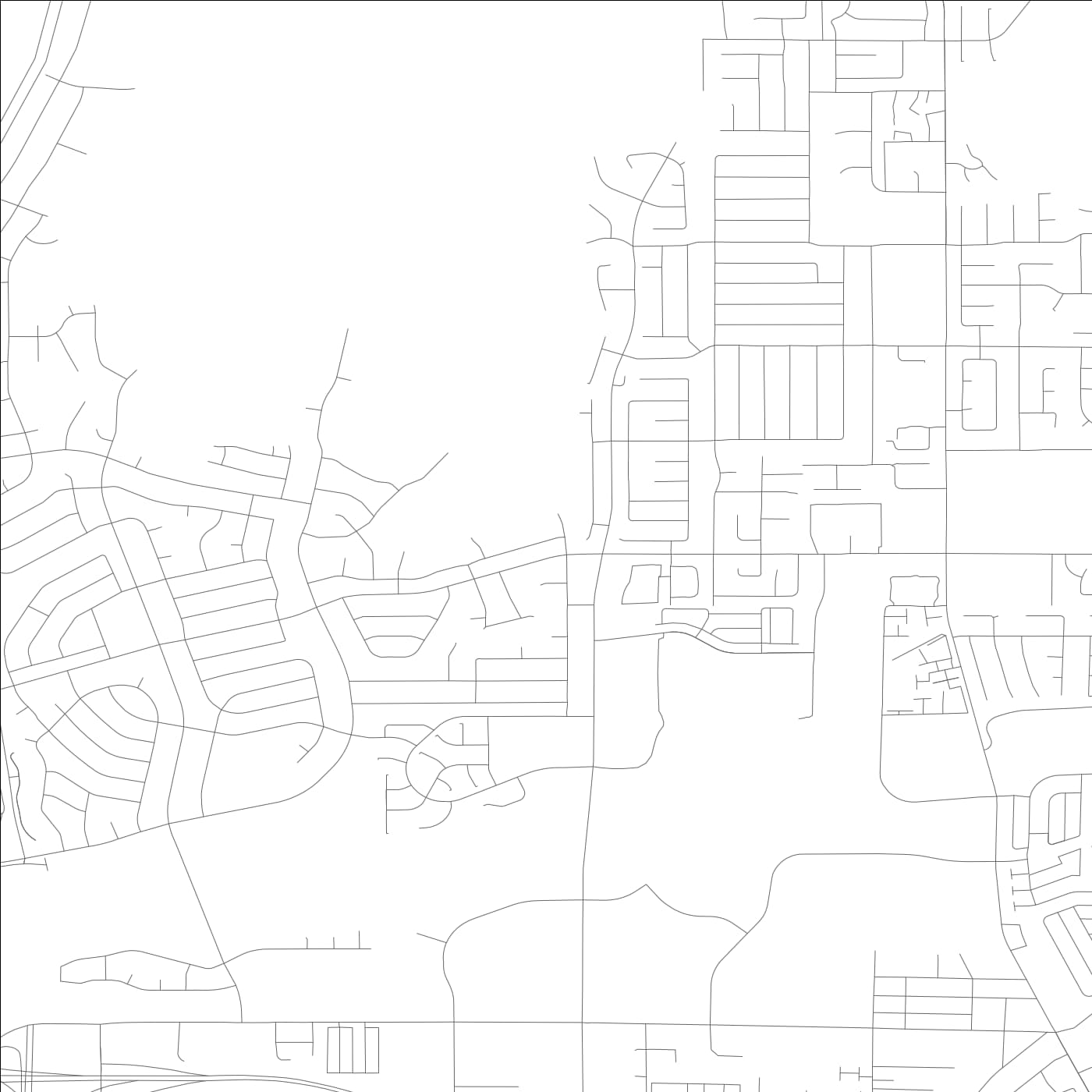 ROAD MAP OF SANTEE, CALIFORNIA BY MAPBAKES