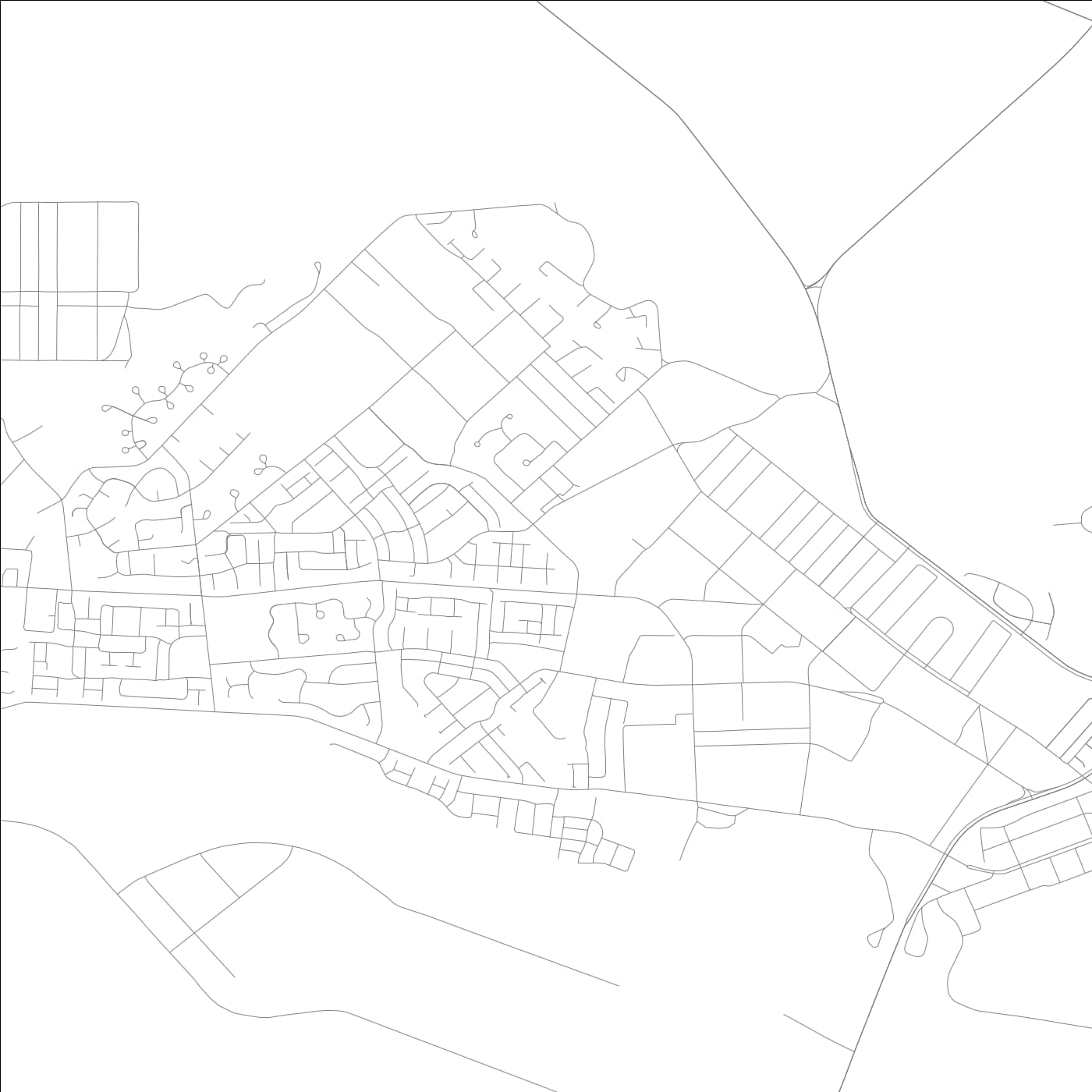 ROAD MAP OF SCHOFIELD BARRACKS, HAWAII BY MAPBAKES