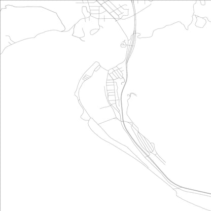 ROAD MAP OF SCOTIA, CALIFORNIA BY MAPBAKES