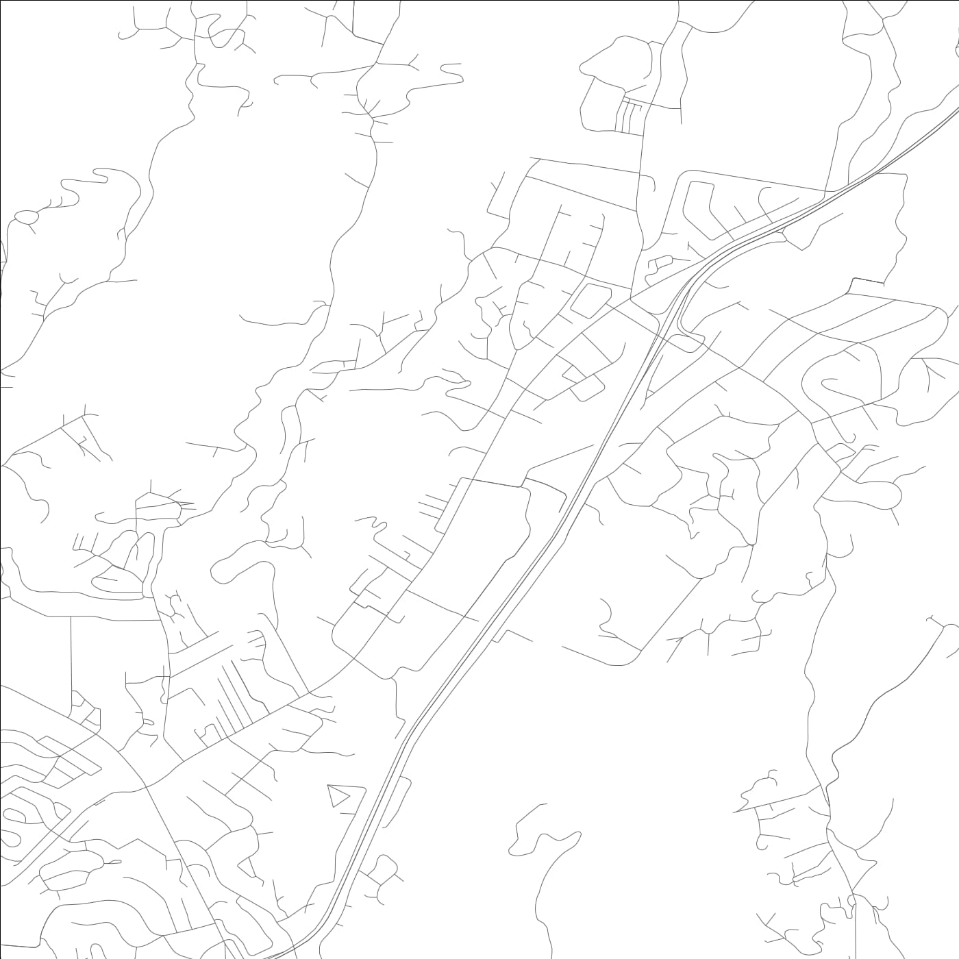 ROAD MAP OF SCOTTS VALLEY, CALIFORNIA BY MAPBAKES