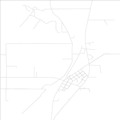 ROAD MAP OF TAMMS, ILLINOIS BY MAPBAKES