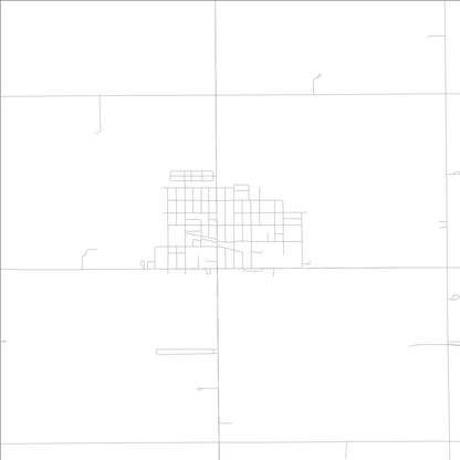 ROAD MAP OF TAMPICO, ILLINOIS BY MAPBAKES