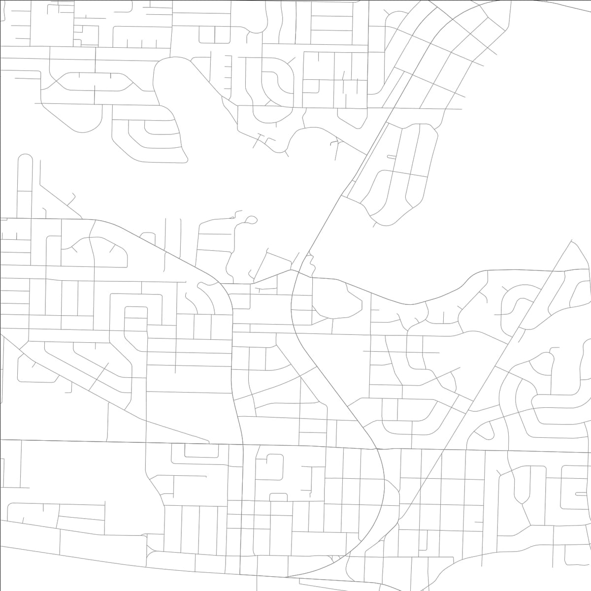 ROAD MAP OF CINCO BAYOU, FLORIDA BY MAPBAKES