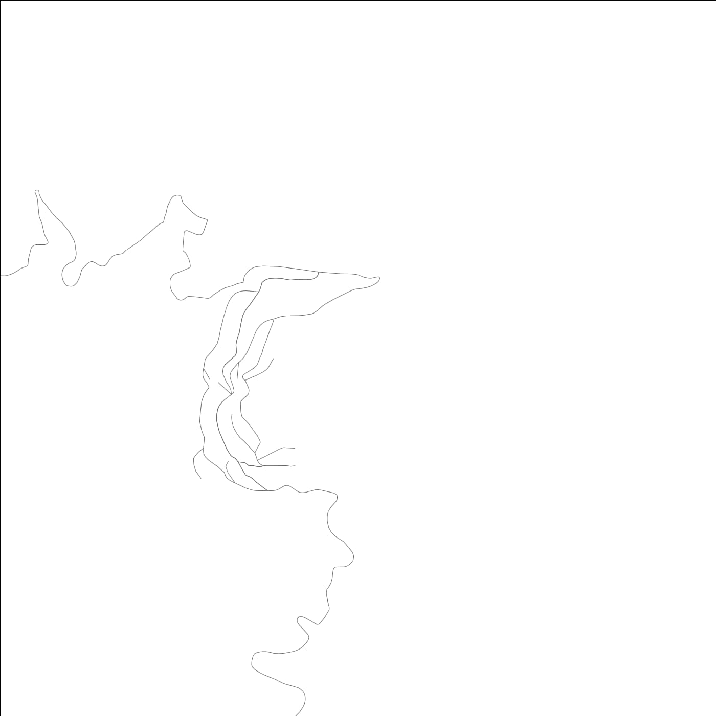 ROAD MAP OF SEQUOIA CREST, CALIFORNIA BY MAPBAKES