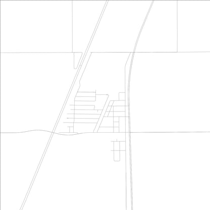 ROAD MAP OF THOMASBORO, ILLINOIS BY MAPBAKES