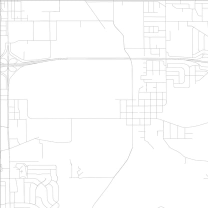 ROAD MAP OF THORNTON, ILLINOIS BY MAPBAKES