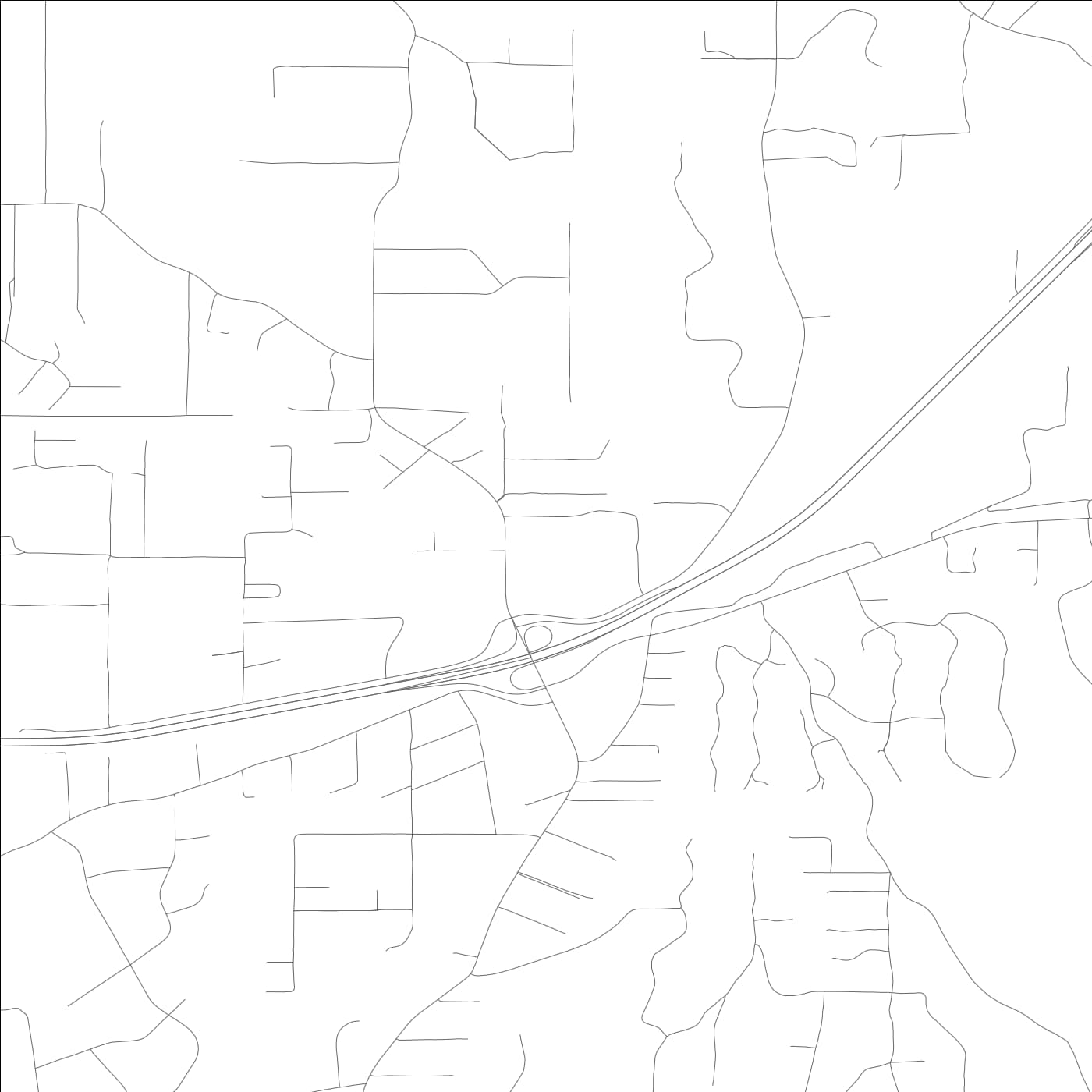 ROAD MAP OF SHINGLE SPRINGS, CALIFORNIA BY MAPBAKES