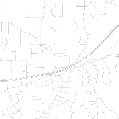 ROAD MAP OF SHINGLE SPRINGS, CALIFORNIA BY MAPBAKES