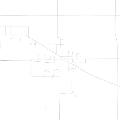 ROAD MAP OF TILDEN, ILLINOIS BY MAPBAKES