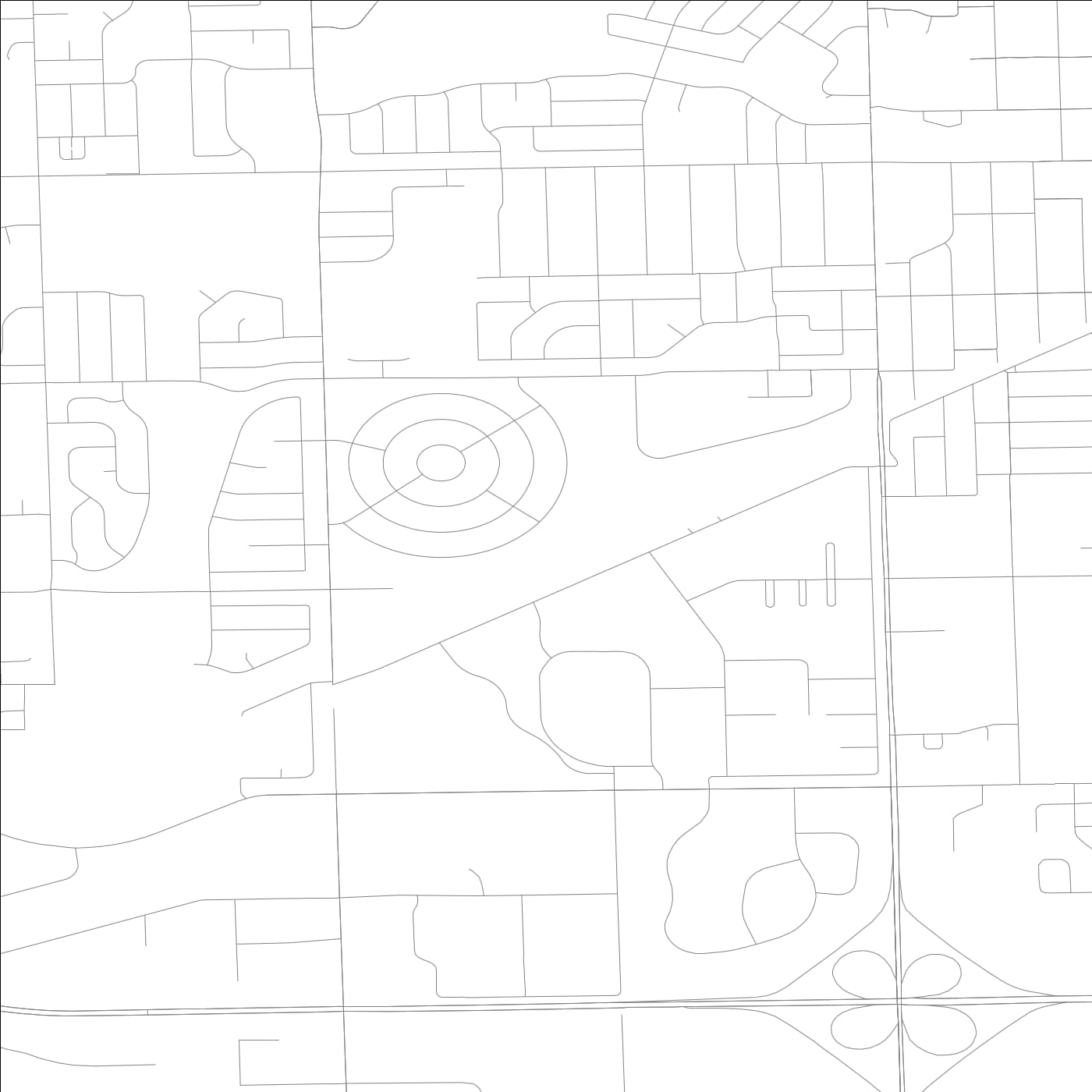 ROAD MAP OF TINLEY PARK, ILLINOIS BY MAPBAKES