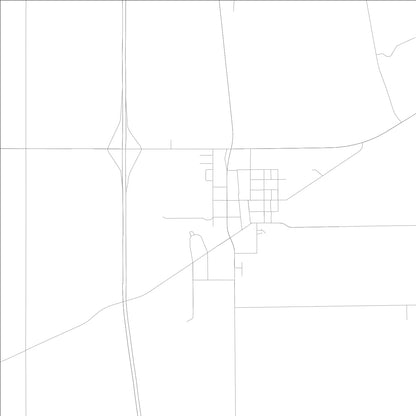 ROAD MAP OF TONICA, ILLINOIS BY MAPBAKES