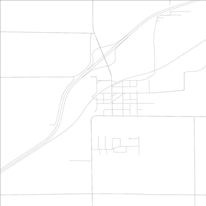 ROAD MAP OF TOWANDA, ILLINOIS BY MAPBAKES