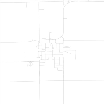 ROAD MAP OF TOWER HILL, ILLINOIS BY MAPBAKES