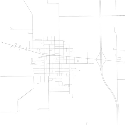 ROAD MAP OF TREMONT, ILLINOIS BY MAPBAKES