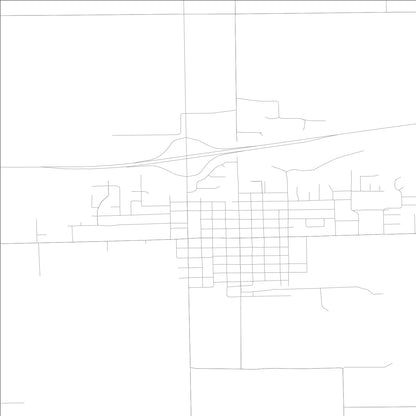 ROAD MAP OF TRENTON, ILLINOIS BY MAPBAKES